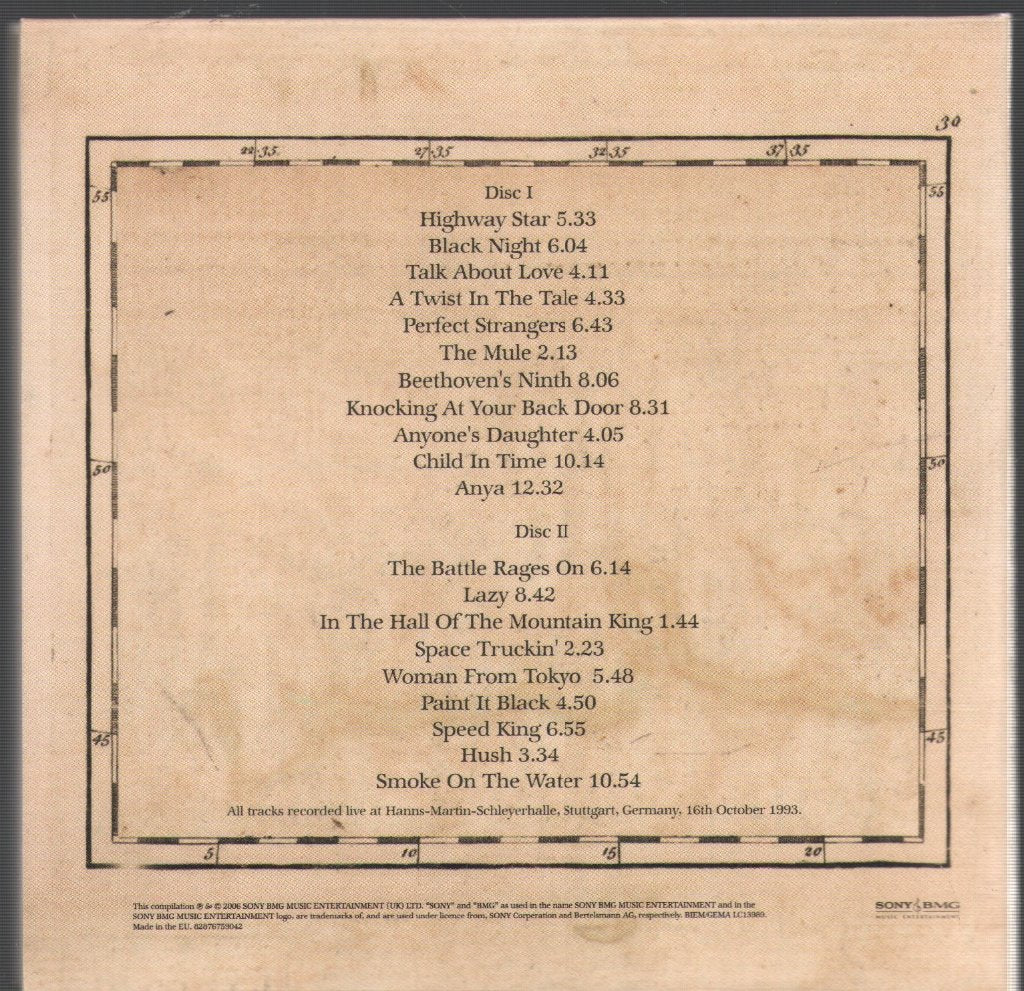 Deep Purple - Live In Europe, 1993 - Cd Set