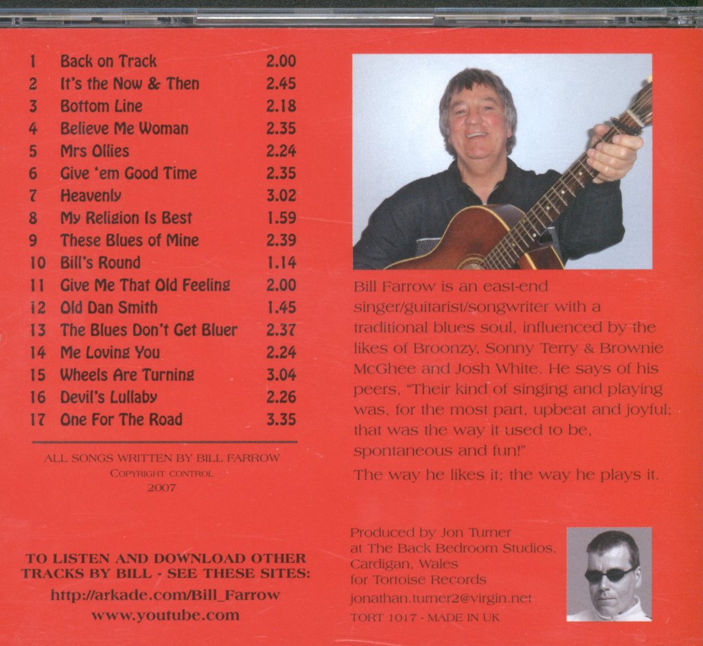 Bill Farrow - Under The Influence - Cd