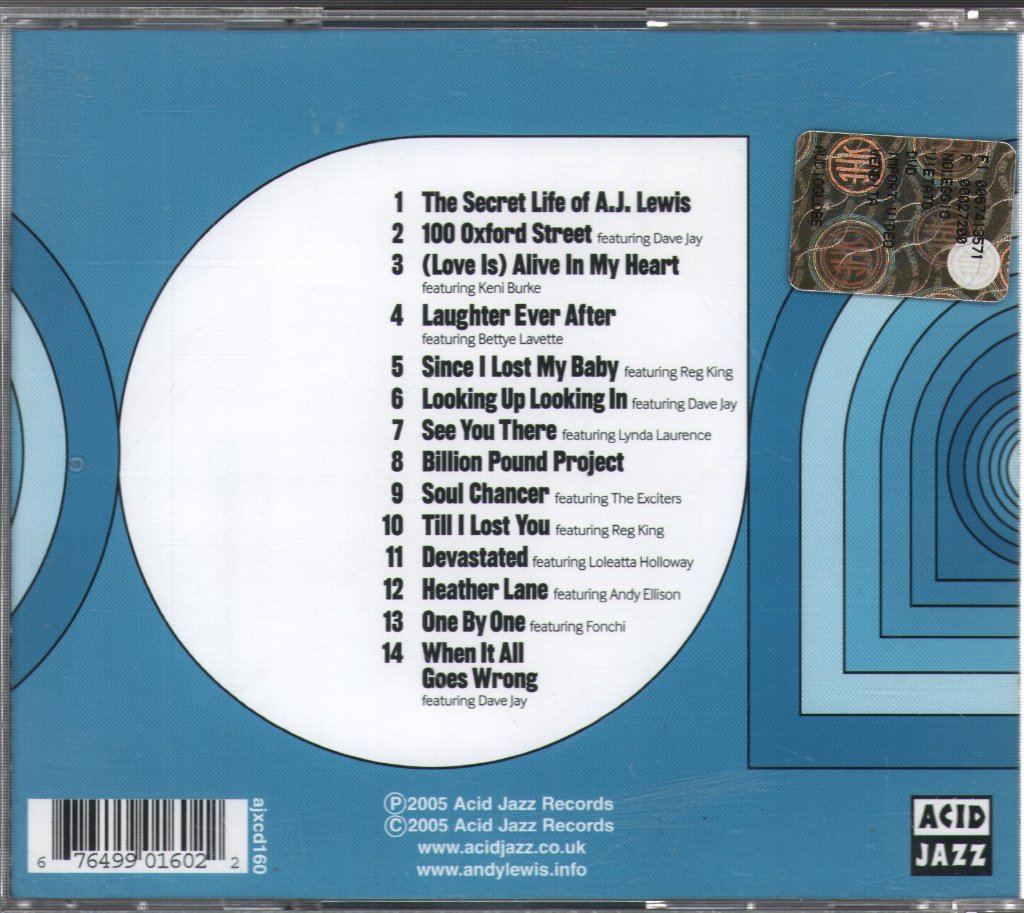 Andy Lewis - Billion Pound Project - Cd