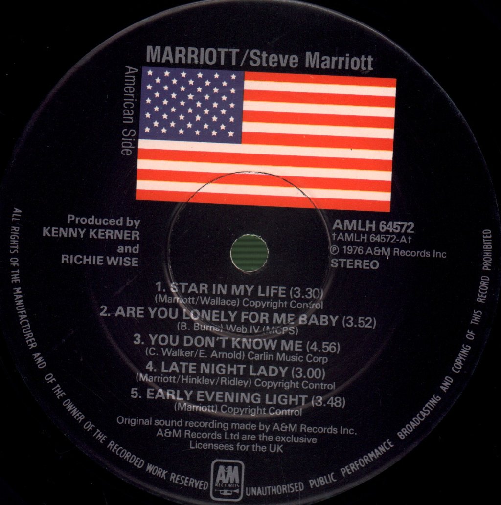 Steve Marriott - Marriott - Lp