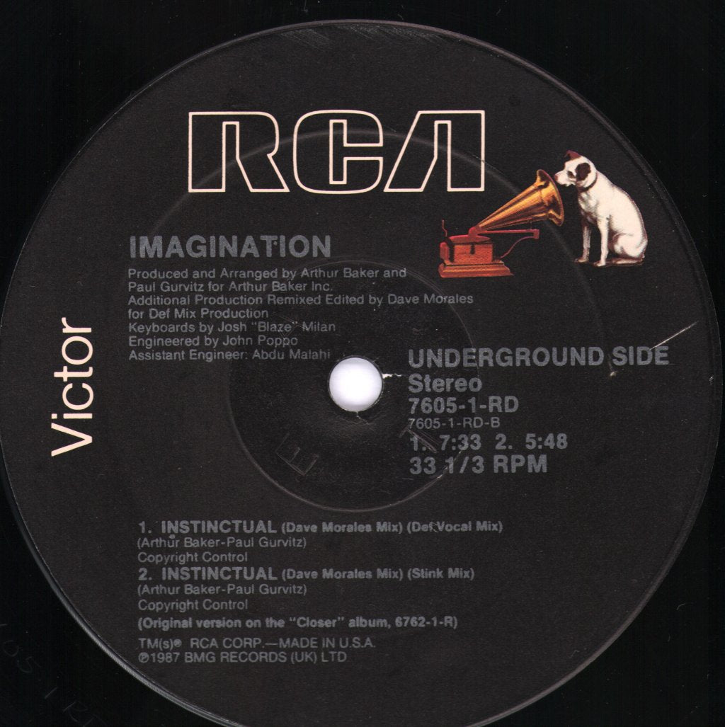 Imagination (80'S Pop Group) - Instinctual - 12 Inch