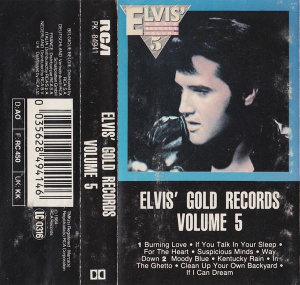 Elvis Presley - Elvis' Gold Records Volume 5 - Cassette