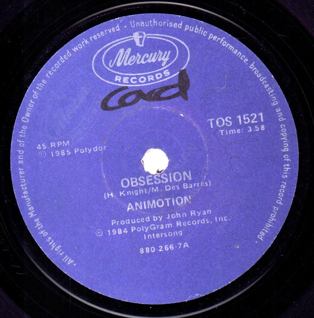 Animotion - Obsession - 7 Inch