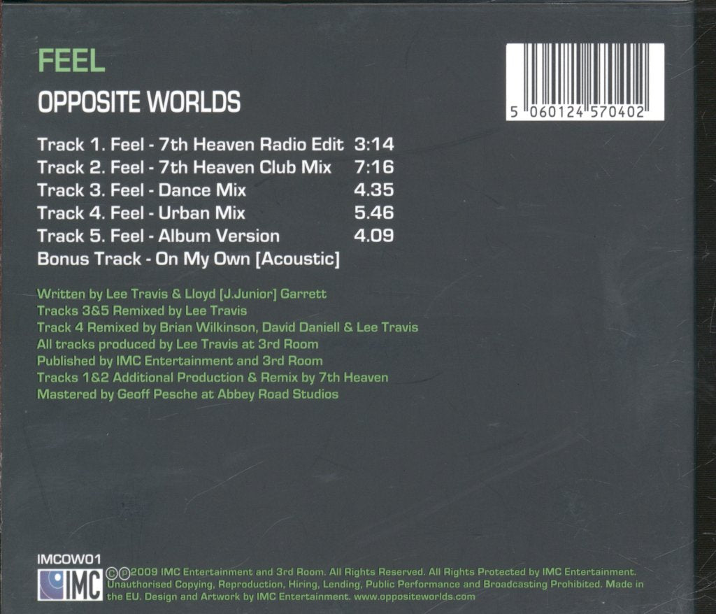 Opposite Worlds - Feel - Cd