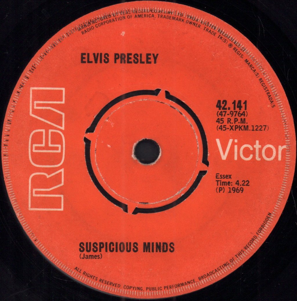 Elvis Presley - you'll think of me - 7 Inch