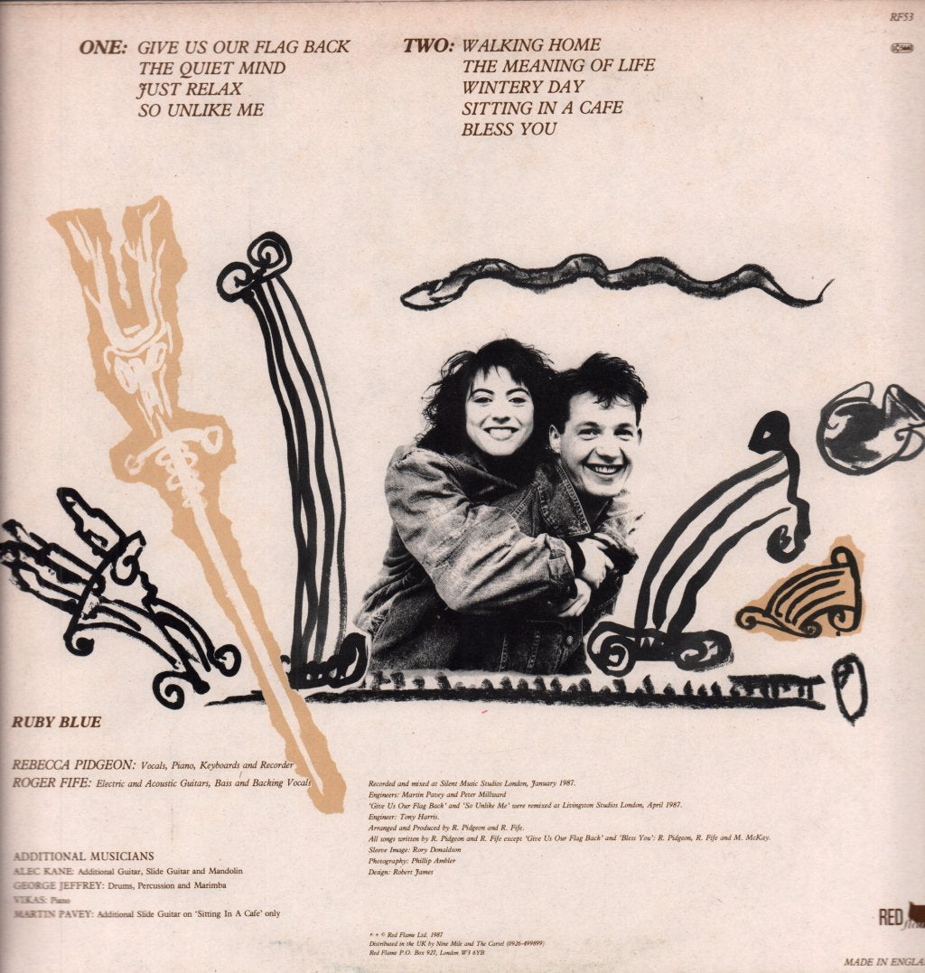 Ruby Blue - Glances Askances - Lp