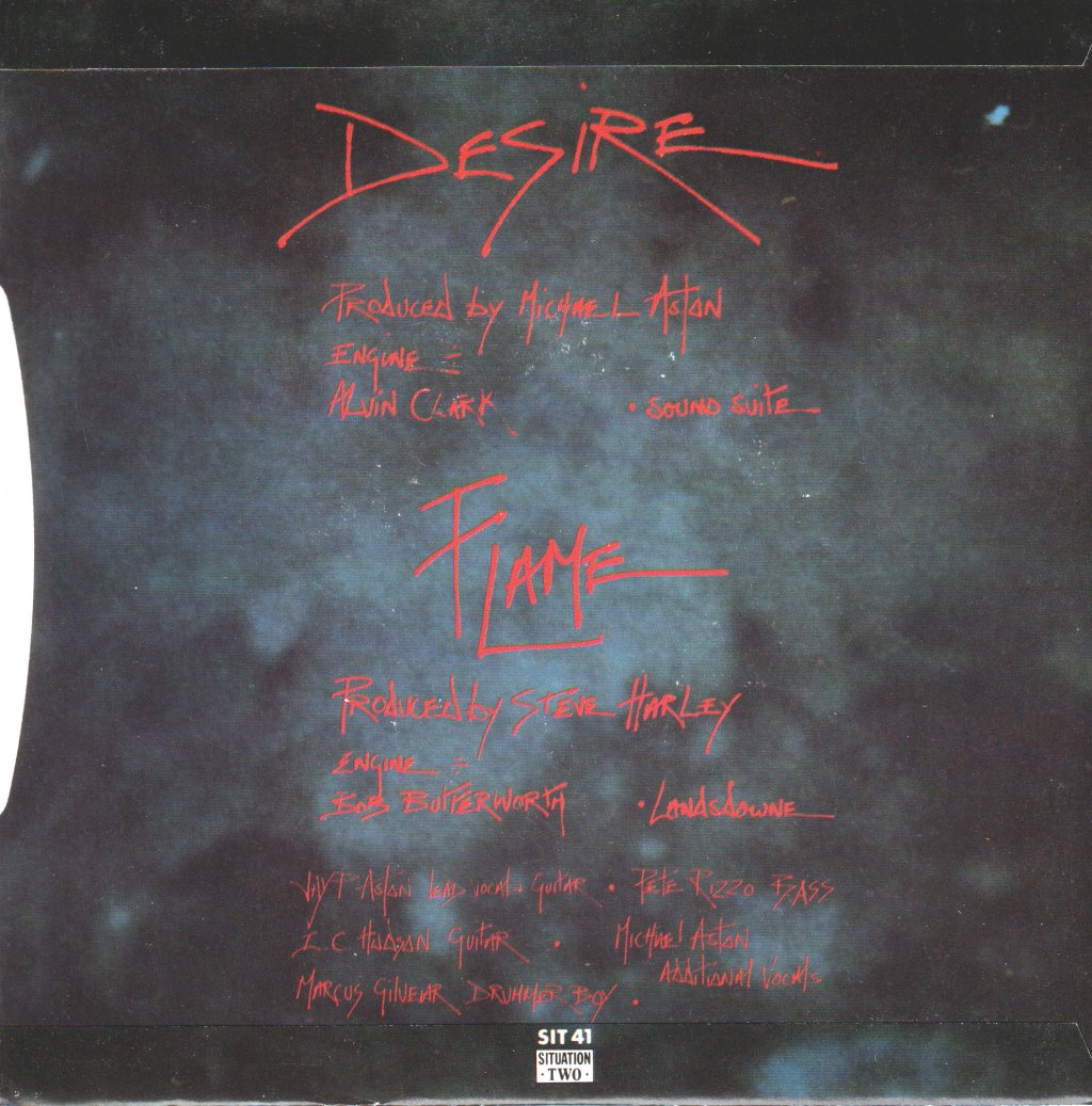 Gene Loves Jezebel - Desire - 7 Inch