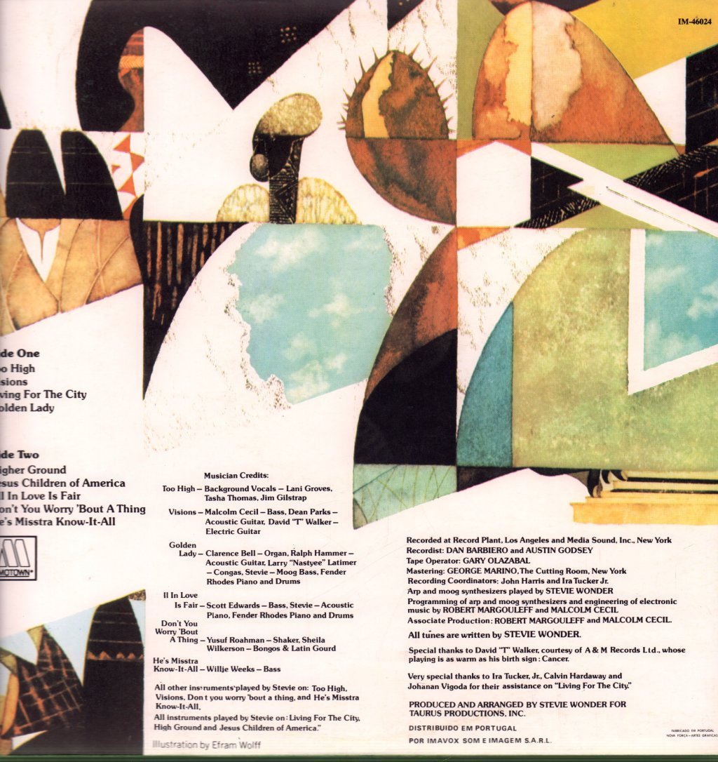 Stevie Wonder - Innervisions - Lp