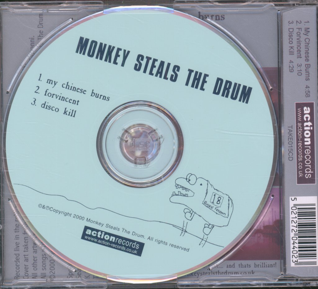 Monkey Steals The Drum - My Chinese Burns - Cd