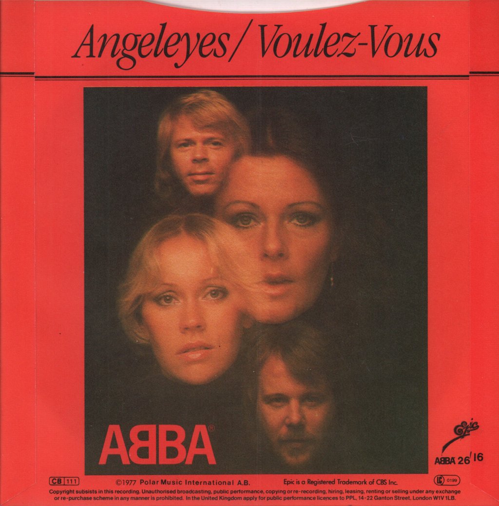 ABBA - Angel Eyes/Voulez Vous - 7 Inch