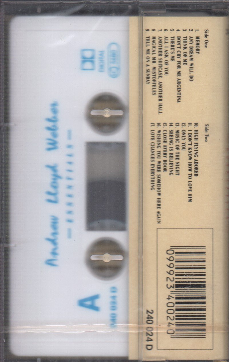 Andrew Lloyd Webber - Essentials The Ultimate Andrew Lloyd Webber Collection - Cassette