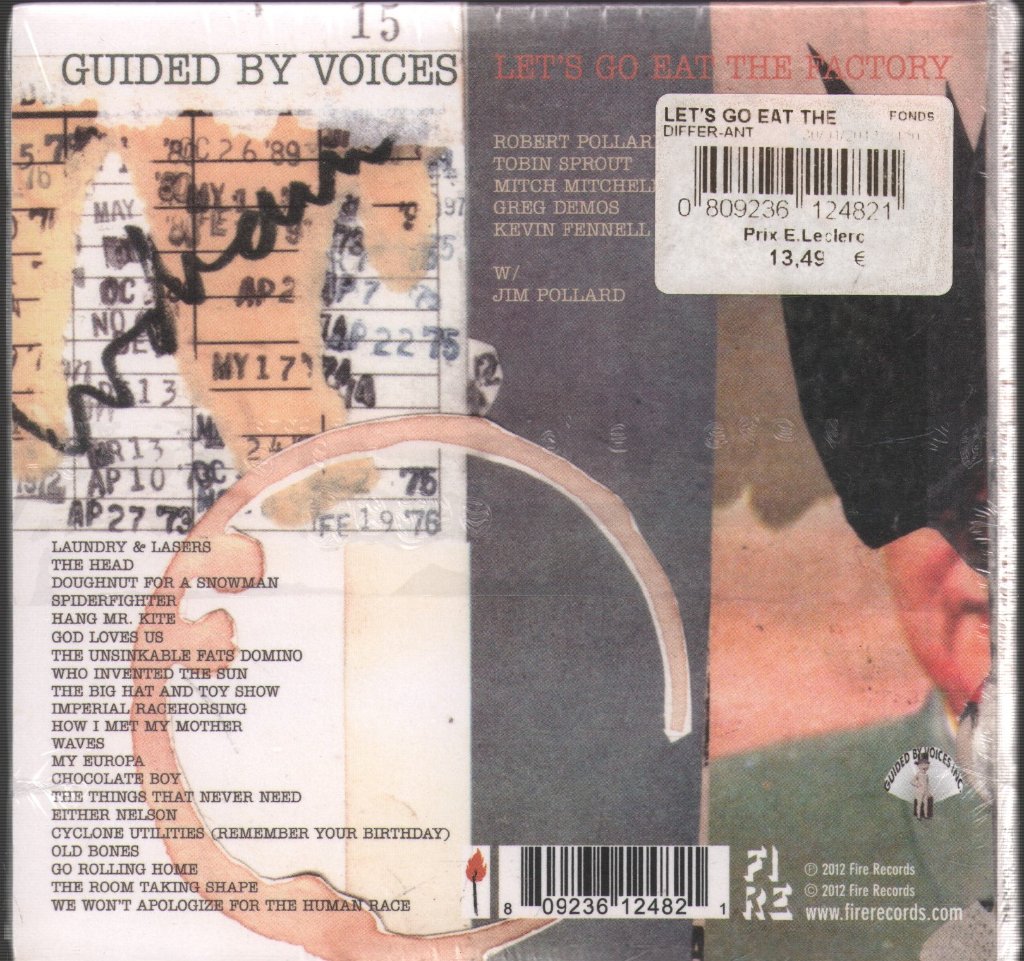 Guided By Voices - Let's Go Eat the Factory - Cd
