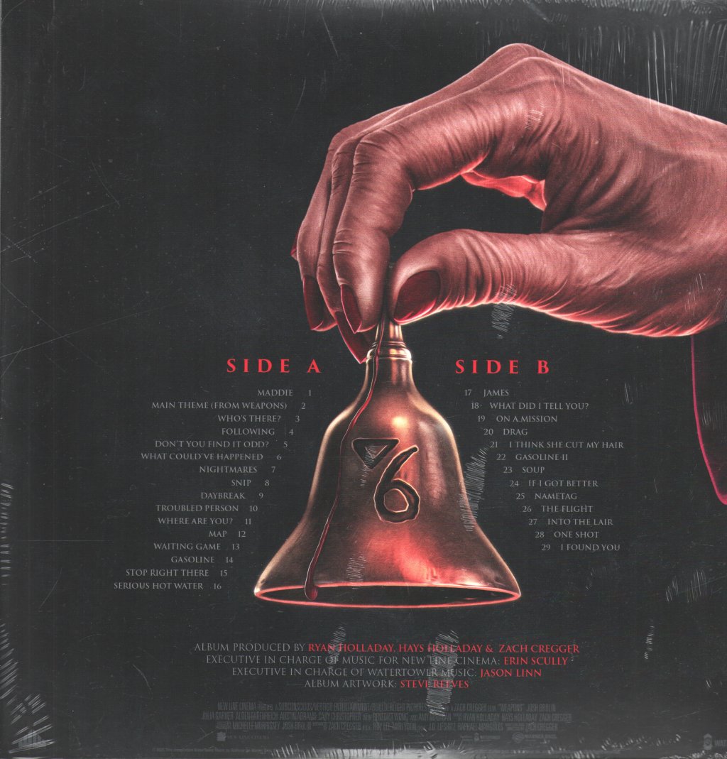 Ryan Holladay, Hays Holladay & Zach Cregger - Weapons (Original Motion Picture Soundtrack) - Lp