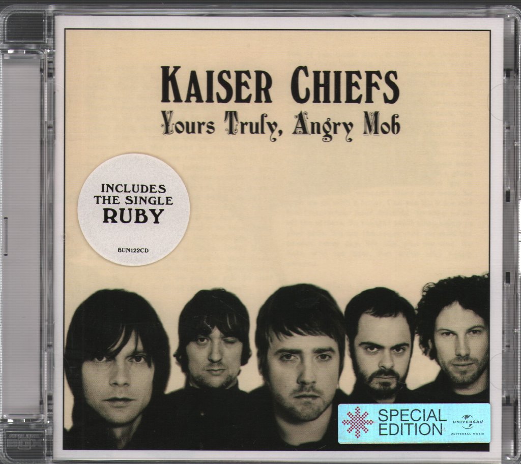 Kaiser Chiefs - Yours Truly, Angry Mob - Cd