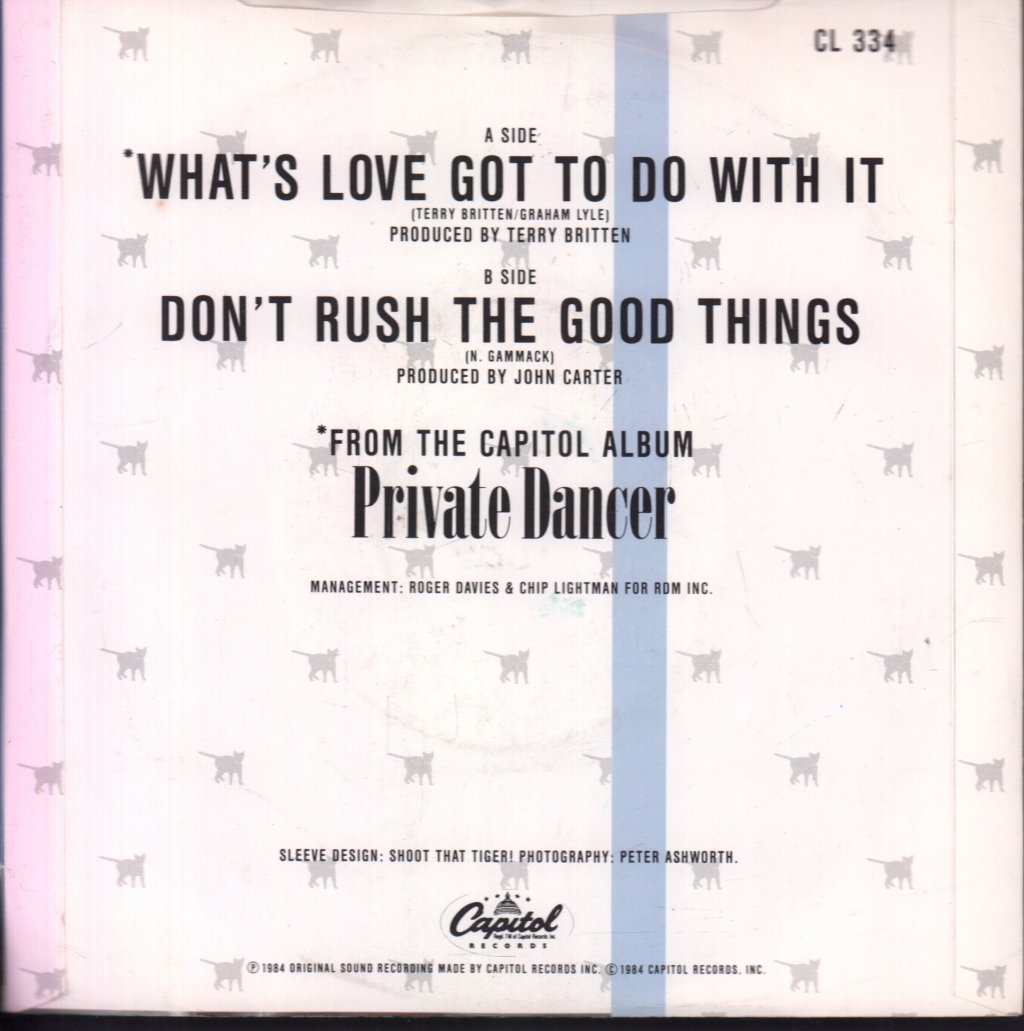 Tina Turner - What's Love Got To Do With It - 7 Inch
