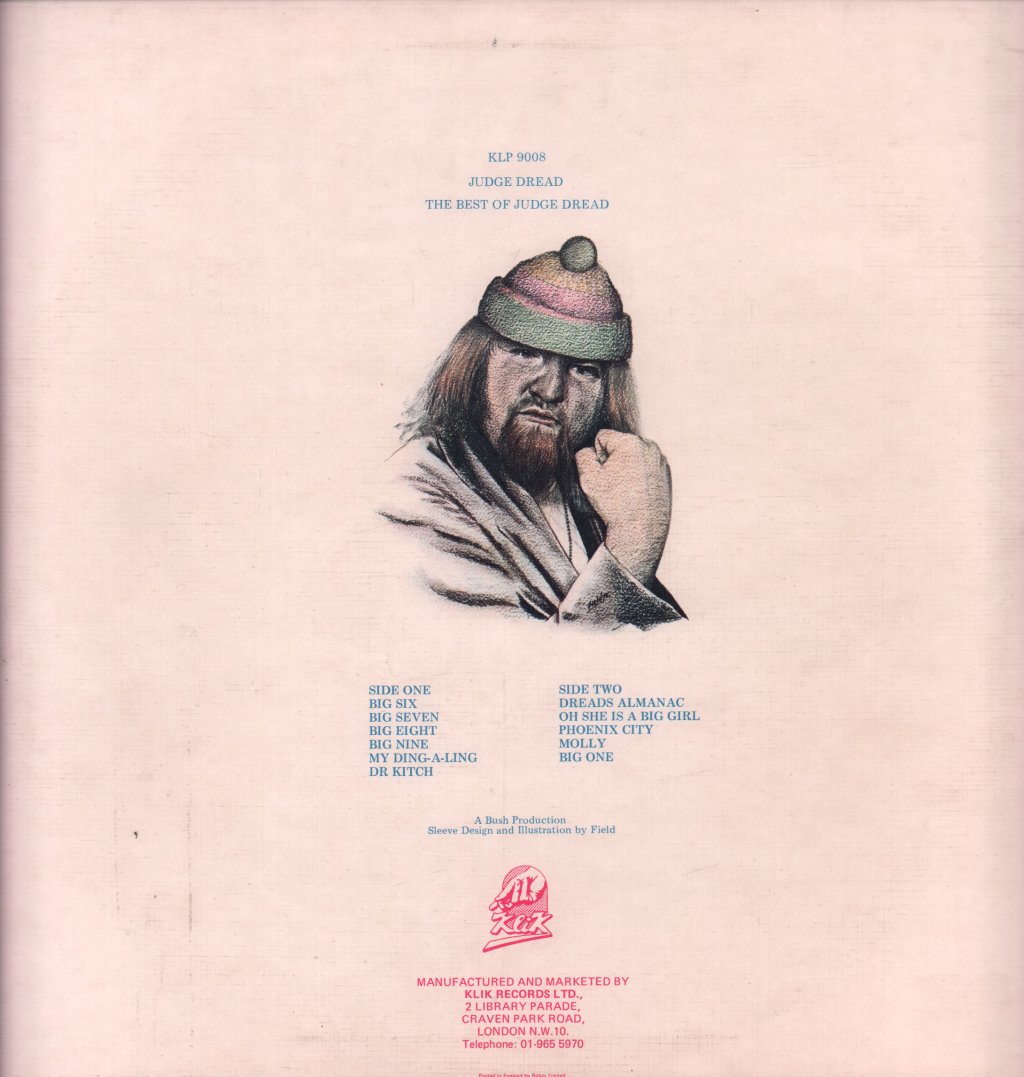 Judge Dread - Best Of Judge Dread - Lp
