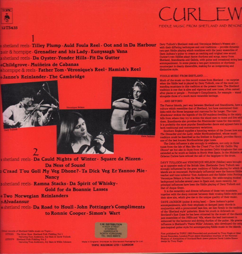 Curlew - Fiddle Music From Shetland And Beyond - Lp