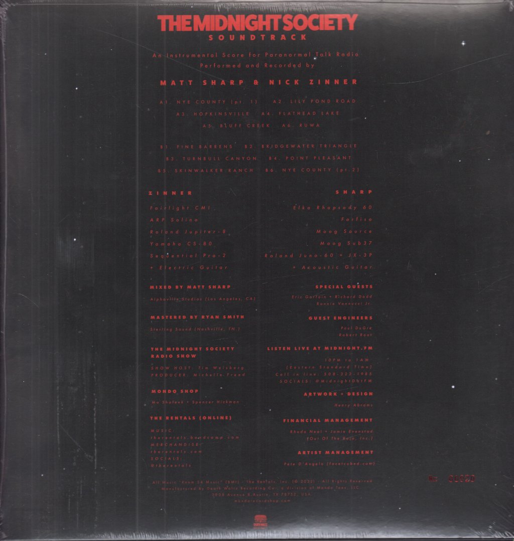 Rentals - Midnight Society - Lp