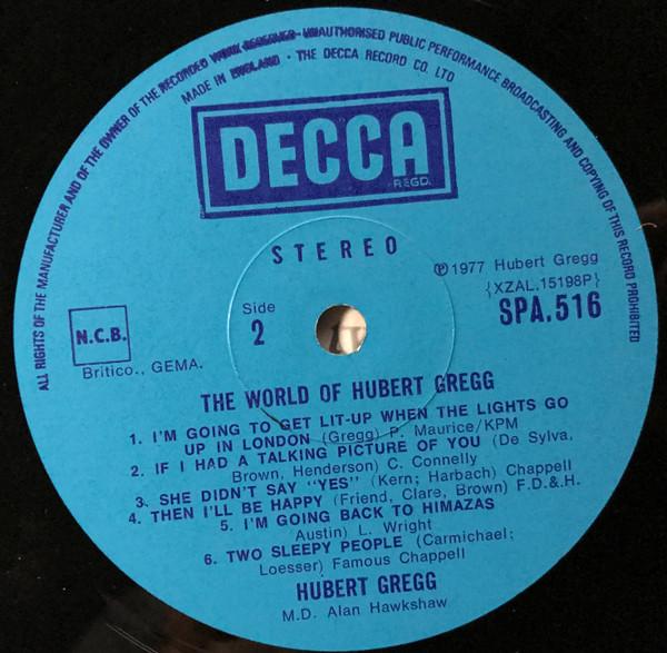 Hubert Gregg / Alan Hawkshaw - World Of Hubert Gregg - Lp