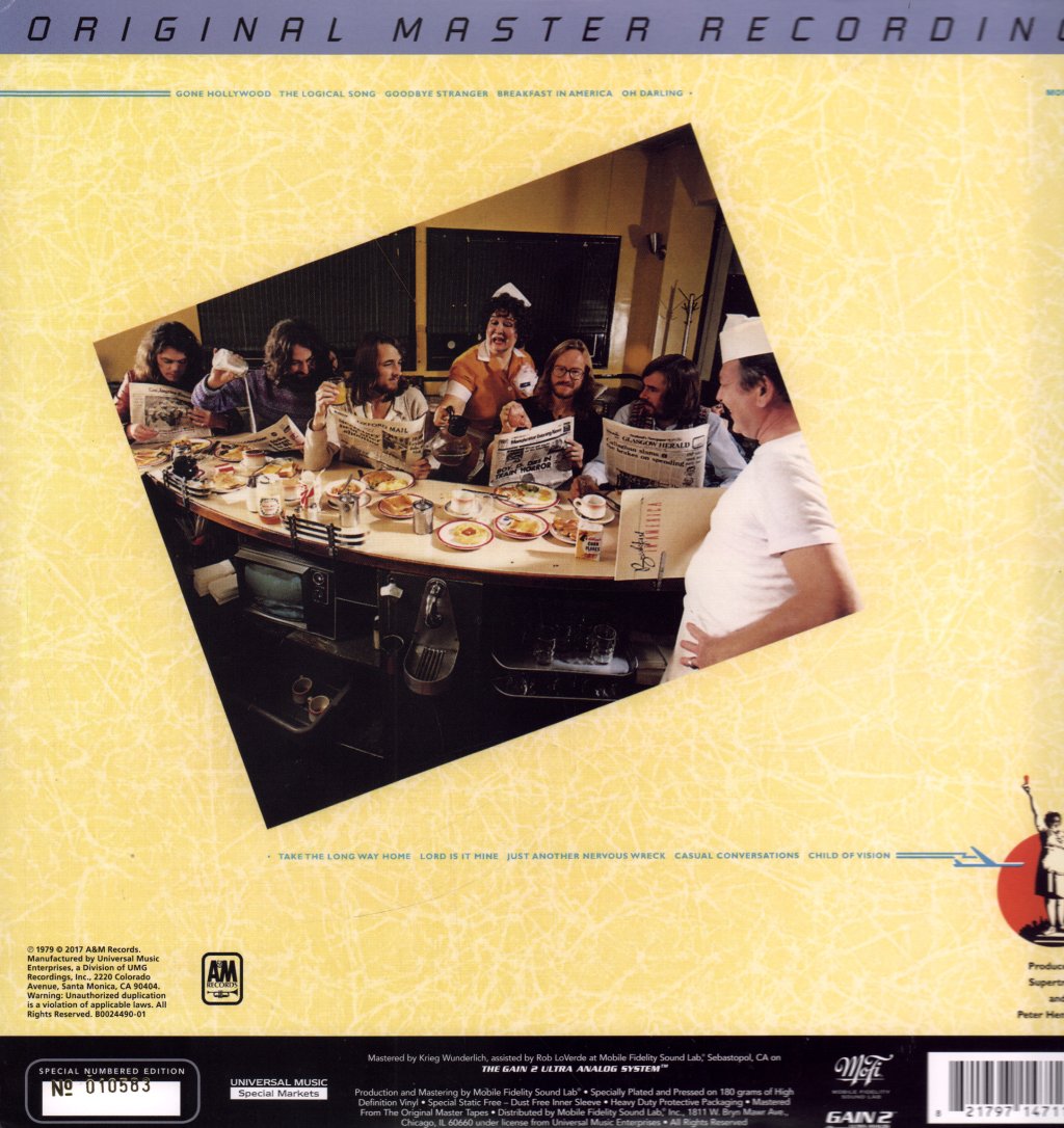 Supertramp - Breakfast In America - Lp