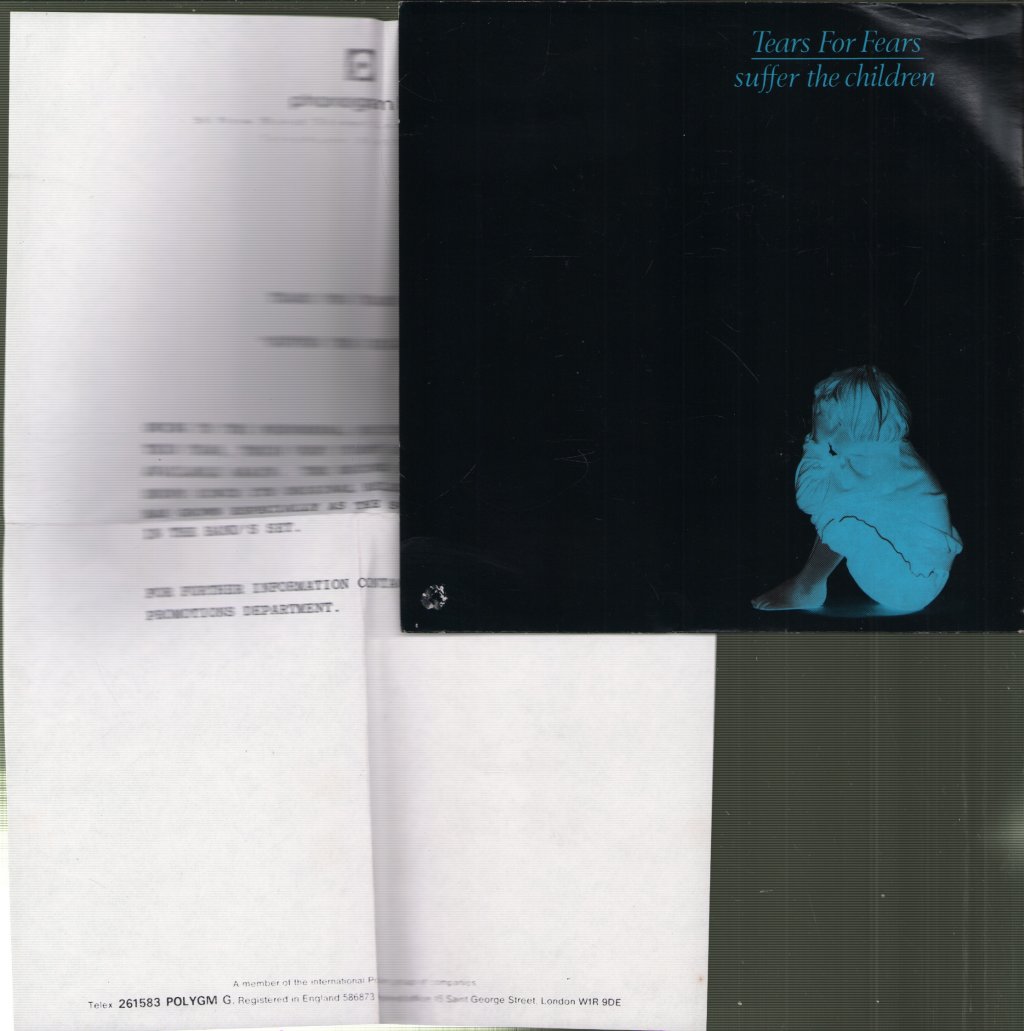 Tears For Fears - Suffer The Children - 7 Inch