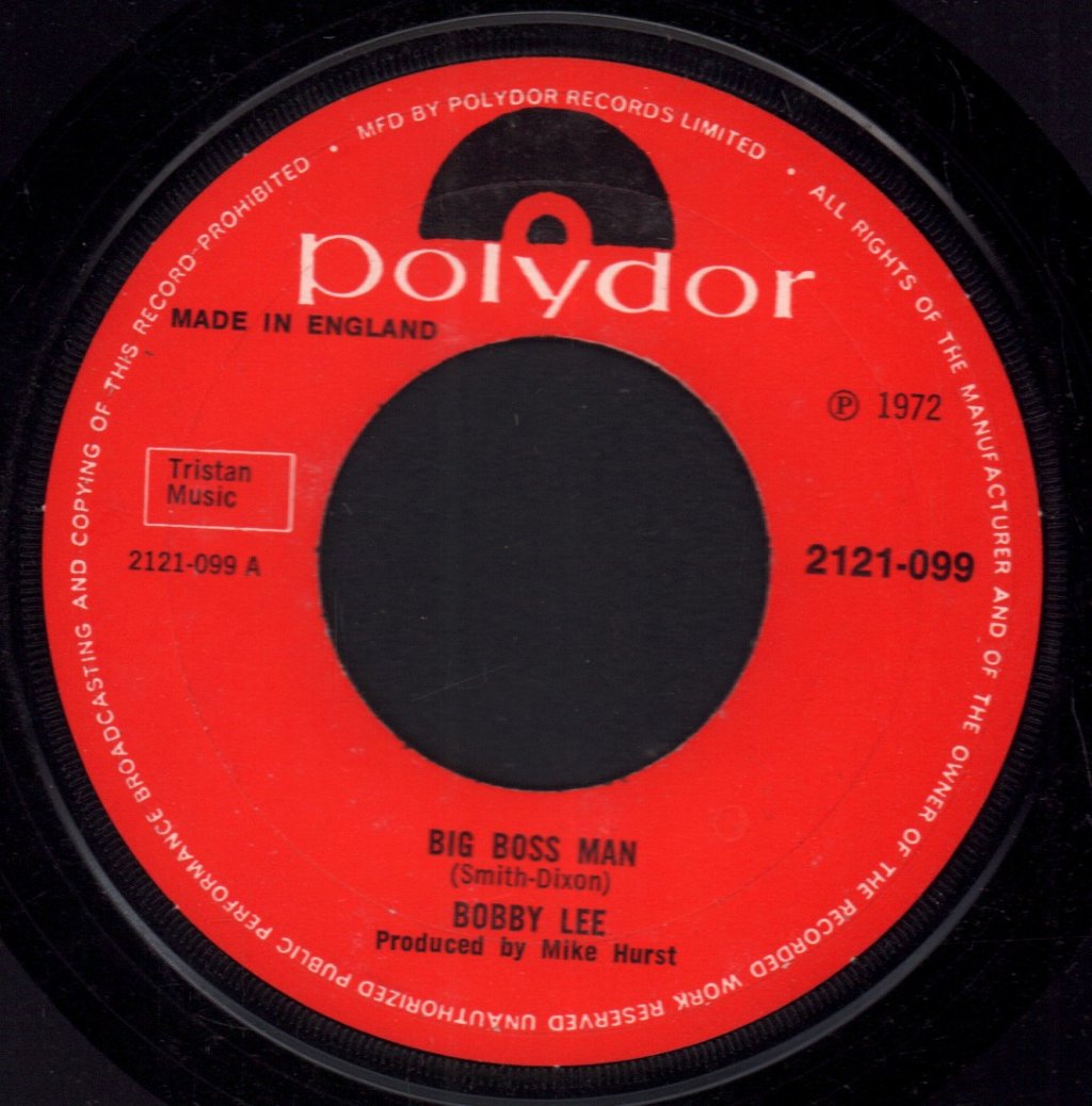 Bobby Lee (Country Singer) - Big Boss Man - 7 Inch