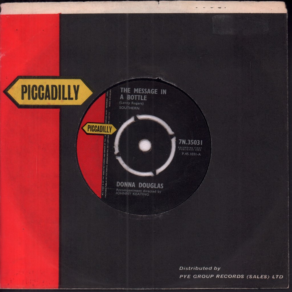 Donna Douglas - Message In A Bottle - 7 Inch