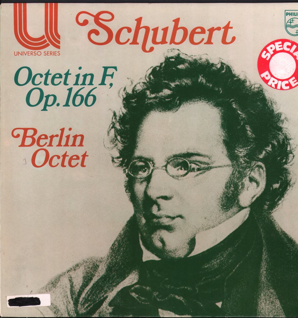 Berlin Octet - Schubert - Octet In F, Op.166 - Lp
