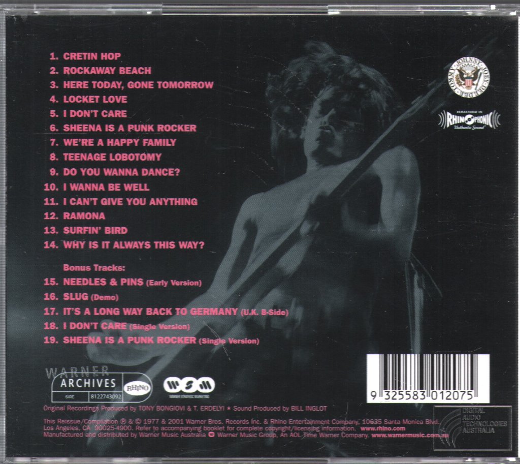 Ramones - Rocket To Ruin - Cd