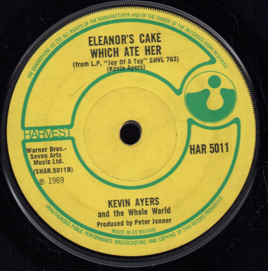 Kevin Ayers And The Whole World - Singing A Song In The Morning - 7 Inch