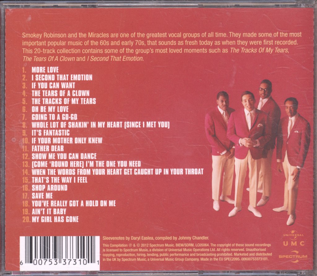 Miracles - Tears Of A Clown (The Collection) - Cd