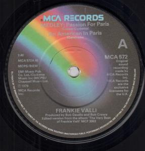 Frankie Valli - Medley - 7 Inch