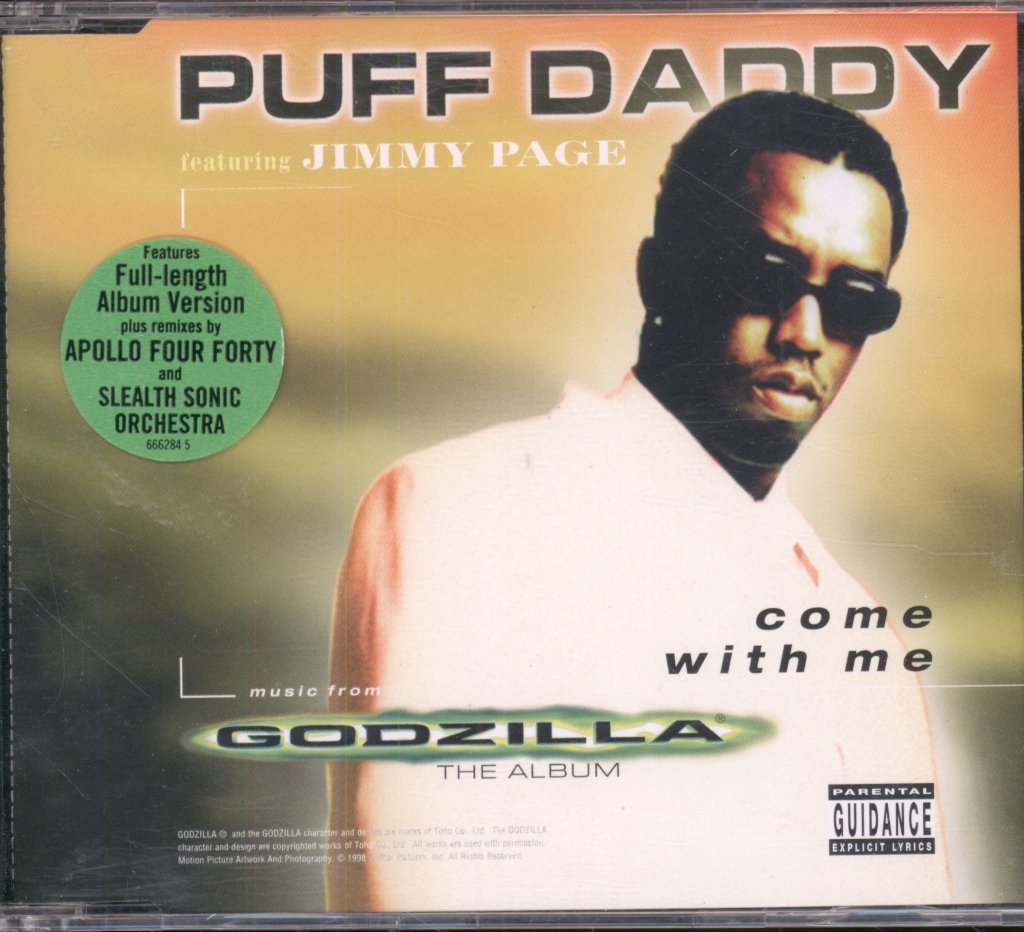 Puff Daddy Featuring Jimmy Page - Come With Me - Cd