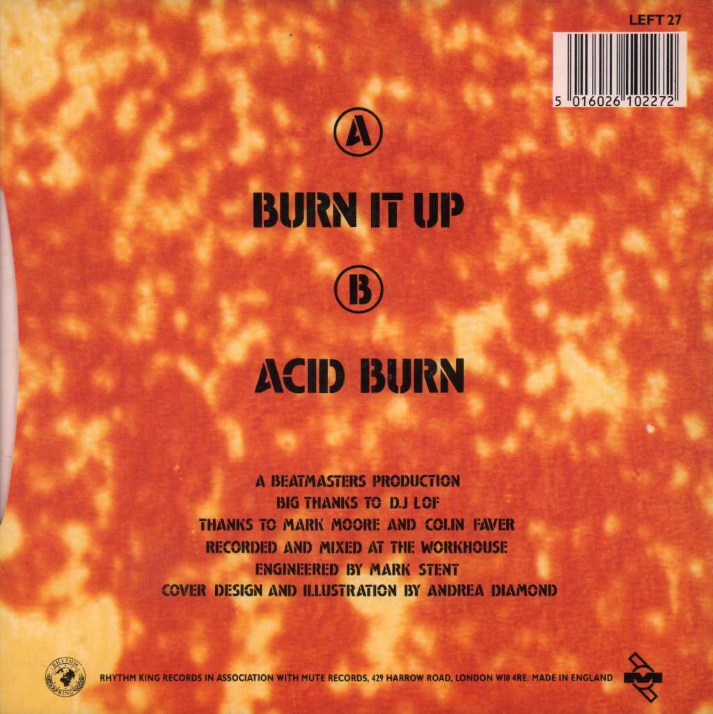 Beatmasters With PP Arnold - Burn It Up - 7 Inch