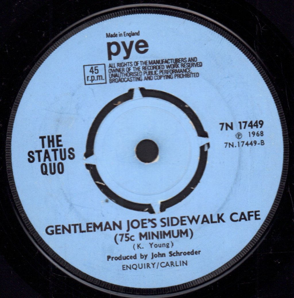 Status Quo - Pictures Of Matchstick Men - 7 Inch