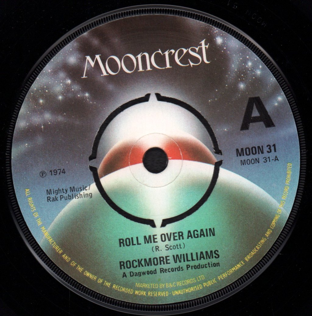 Rockmore Williams - Roll Me Over Again - 7 Inch