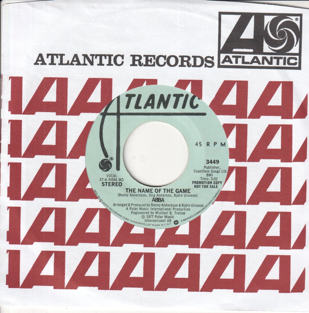 ABBA - Name Of The Game - 7 Inch