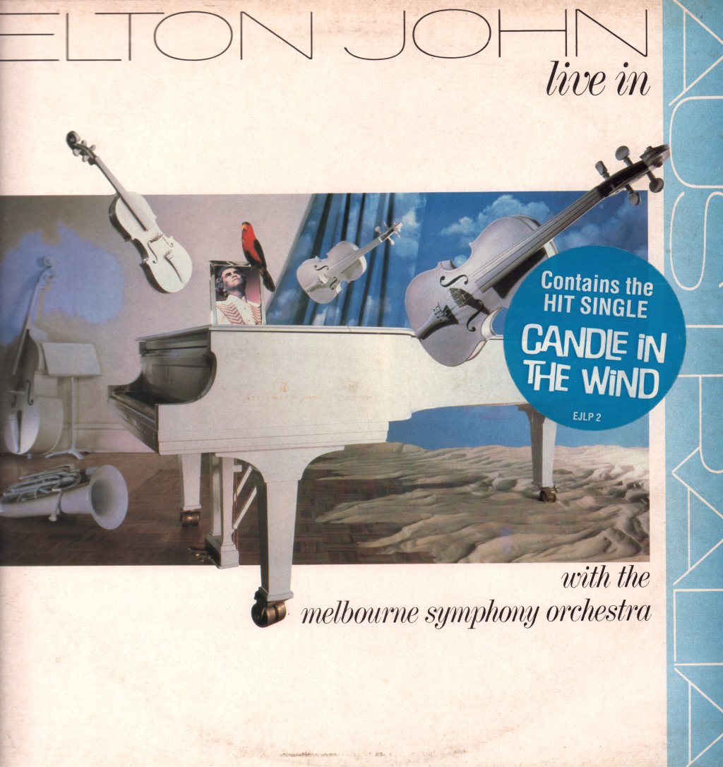 Elton John - Live In Australia With The Melbourne Symphony Orchestra - Double Lp