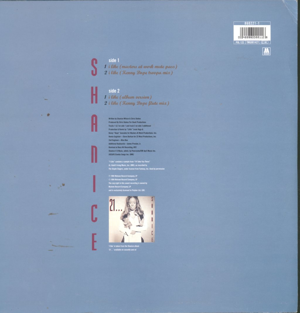 Shanice - I Like - 12 Inch