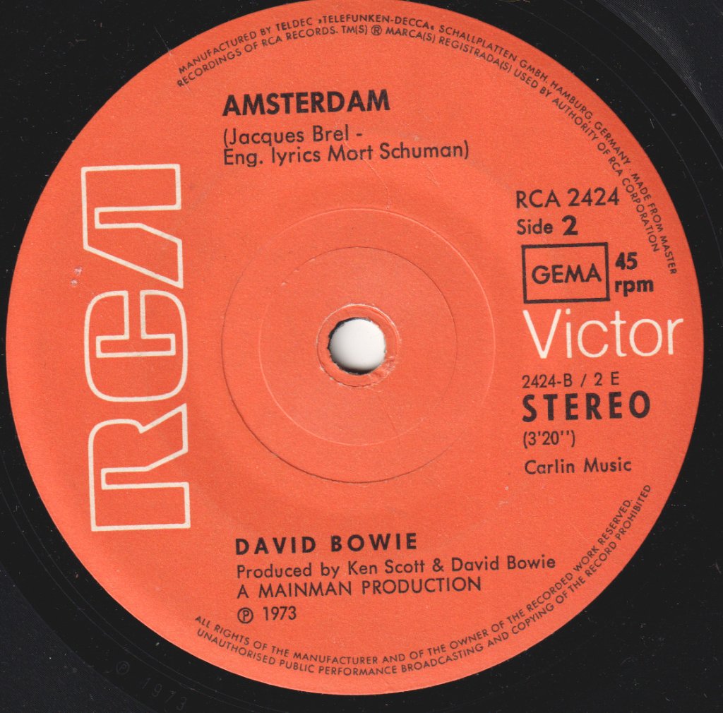 David Bowie - Sorrow - 7 Inch