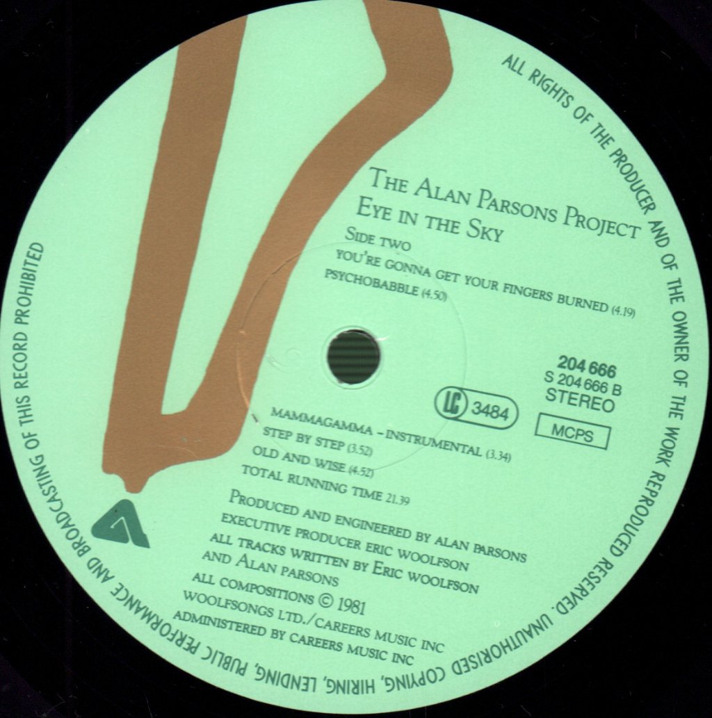 Alan Parsons Project - Eye In The Sky - Lp
