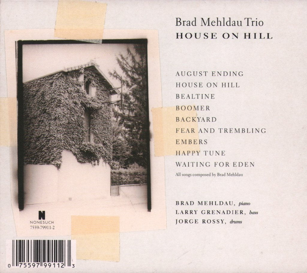 Brad Mehldau Trio - House On Hill - Cd