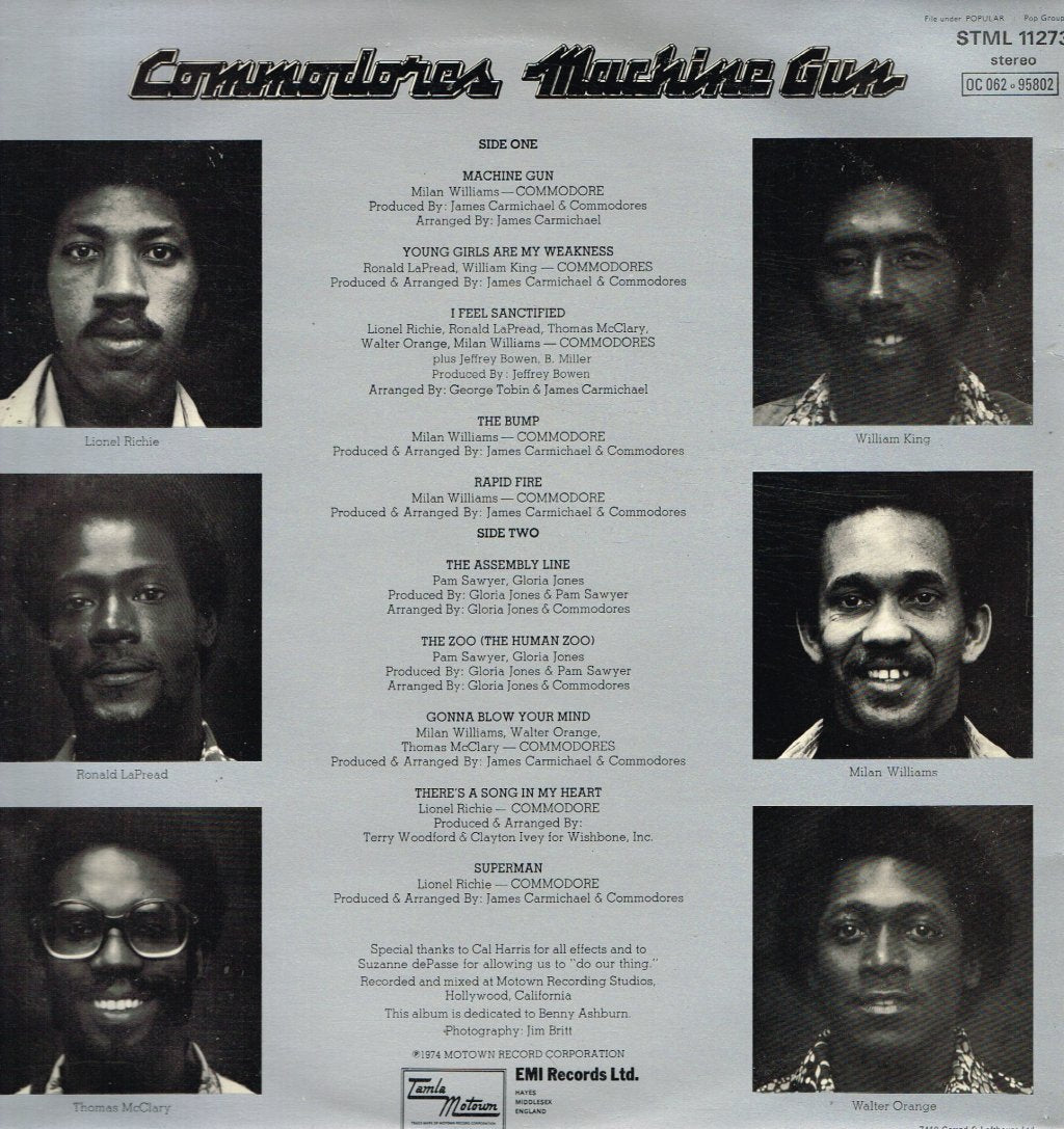 Commodores - Machine Gun - Lp