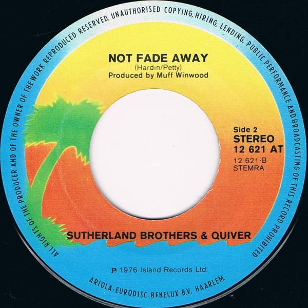 Sutherland Brothers And Quiver - I Don't Wanna Love You But You Got Me Anyway - 7 Inch