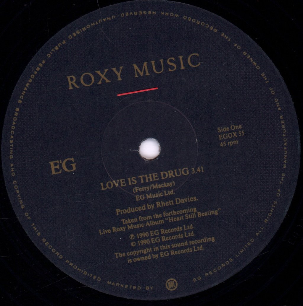 Roxy Music - Love Is The Drug - 12 Inch