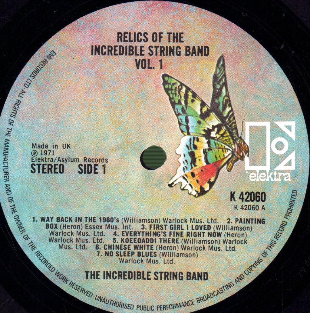 Incredible String Band - Relics Of The Incredible String Band - Lp