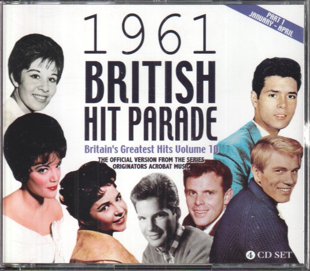 Various Artists - 1961 British Hit Parade - Britain's Greatest Hits Vol. 10, The B-sides - Part 1 - Cd Set