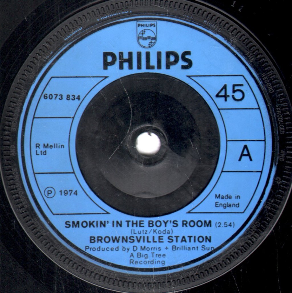 Brownsville Station - Smokin' In The Boys Room - 7 Inch