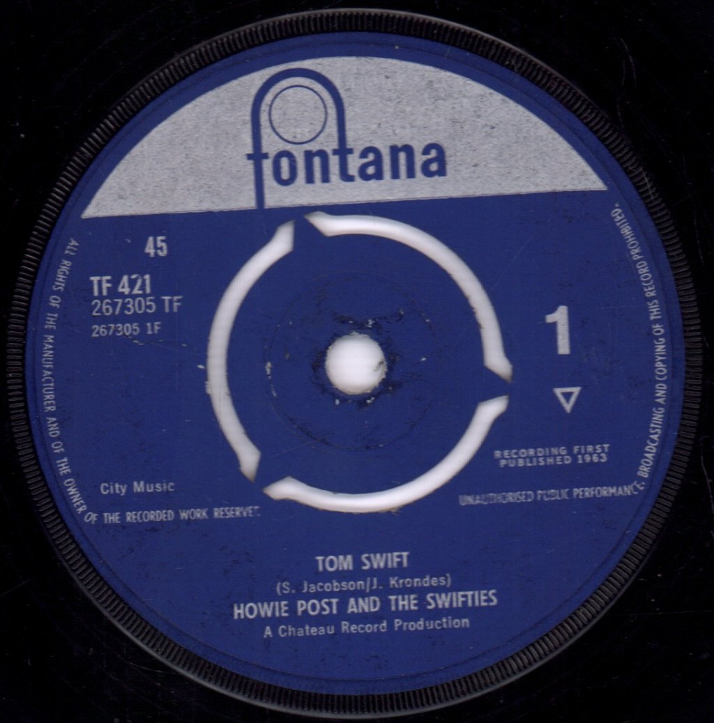 howie post and the swifties - Tom Swift - 7 Inch