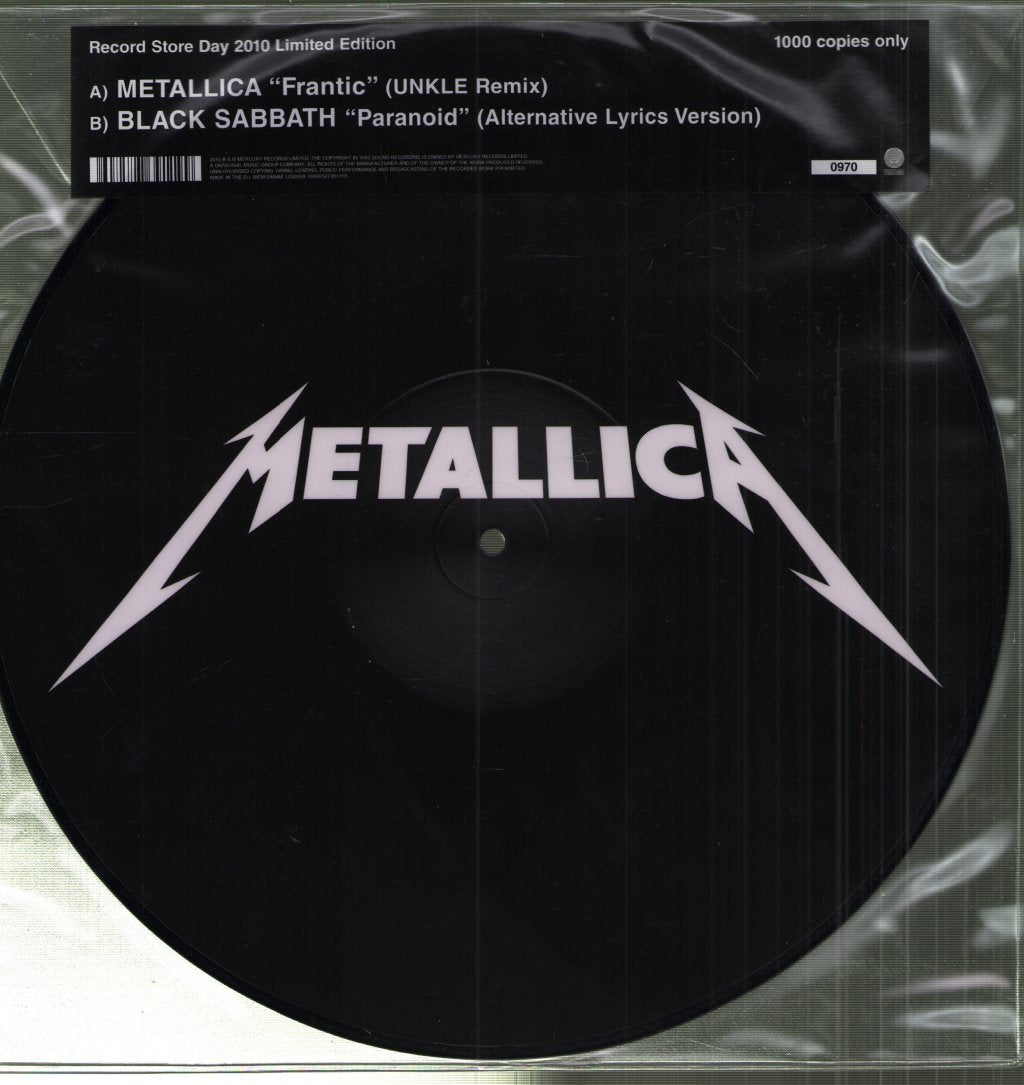 Metallica/Black Sabbath - Frantic / Paranoid - 12 Inch